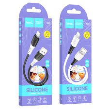Hoco Silicone USBA to Lightning Data Cable - X82
