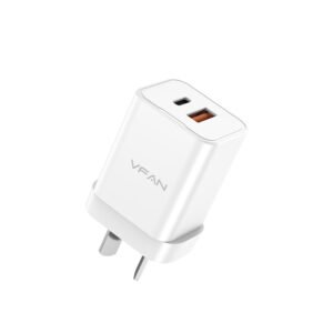 VFAN 35W GaN Ultra Fast Charger w/ 2 USB-C & USB-A (AU8)