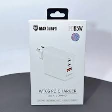 MaxGuard PD-USB Dual C - port  Charger 65W + 20W + QC18W – Model WT03