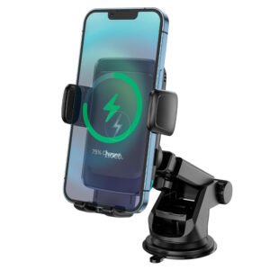 Acefast wireless charging car holder with electric clamp for dashboard D53