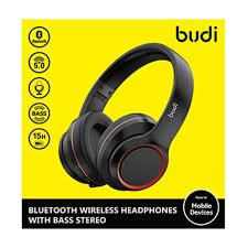 Budi Bluetooth Wireless Headphones with Bass Stereo