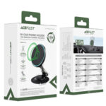 15W Magnetic Wireless Car Charger | Foldable 3-Axis Dashboard Phone Mount (D65)