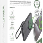 Magnetic 20W PD+QC Wireless Charging Power Bank, 10mm Ultra Thin, Detachable Cable, CCC Certification (5000mAh) (M30)