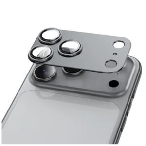 Premium Full Guard Camera Lens Protector w/ Aluminium Camera Housing Frame (V16) - iPhone 17 Pro Max