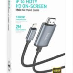 Lightning to 4K HDMI Cable w/ 2 Meter, 1080P (UA27-L) Compatible with Latest iOS