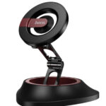 Magnetic Dashboard Phone Holder w/ Extra Wide Base, Rotatable & Foldable Multi-Hinge Arm (H90)