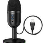 Desktop Omni-Directional Microphone with RGB Light (L25)