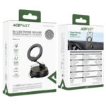 Premium Magnetic Phone Holder for Windshield & Dashboard w/ Ring Shape N52 Strong Magnet, Multi Way Adjustable (D55)
