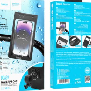Waterproof Bike / Motorbike Phone Holder w/ Clear View, Universal Fit (DCA39)