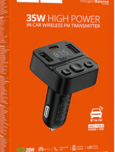 35W FM Car Kit with PD+QC, LED Display (E87)