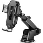 15W Automatic Clamping Wireless Charging Phone Holder for Windshield / Dashboard (HW3)