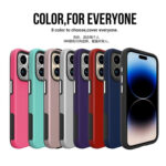 Dual Layer Heavy Duty Case Triangle for Apple & Samsung Devices