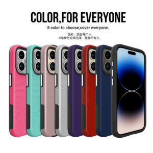 Dual Layer Heavy Duty Case Triangle for Apple & Samsung Devices
