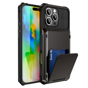Dual Layer Back Case With 5 Card Compartment SPG Style for Samsung and Apple Devices